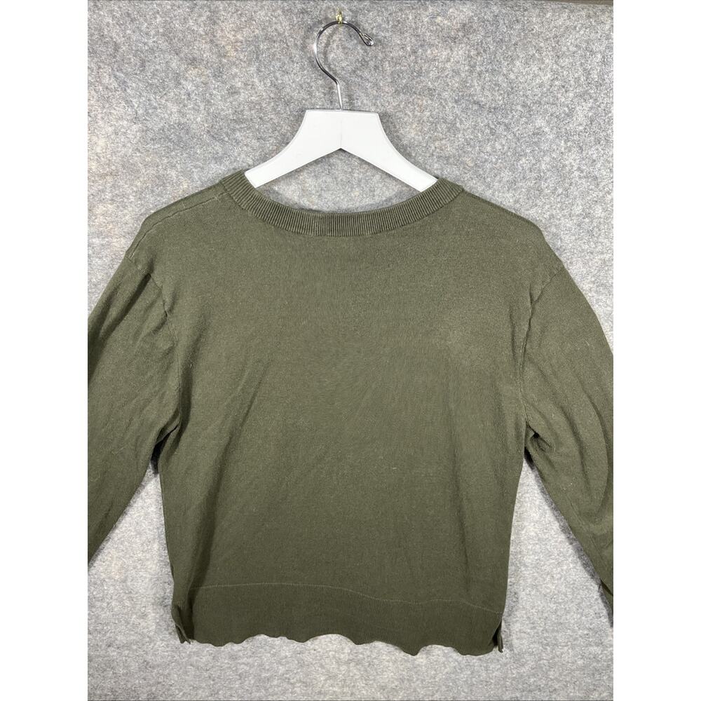 Michael Michael Kors Women's Olive Green Knit Sweater – Size‎ Lg – Classic Chic - Picture 10 of 10
